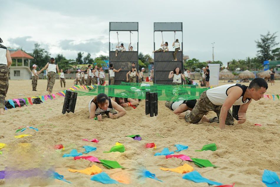 Teambuilding Quân đội bãi biển