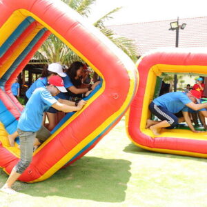 Các trò chơi cùng bánh xe bơm hơi vuông